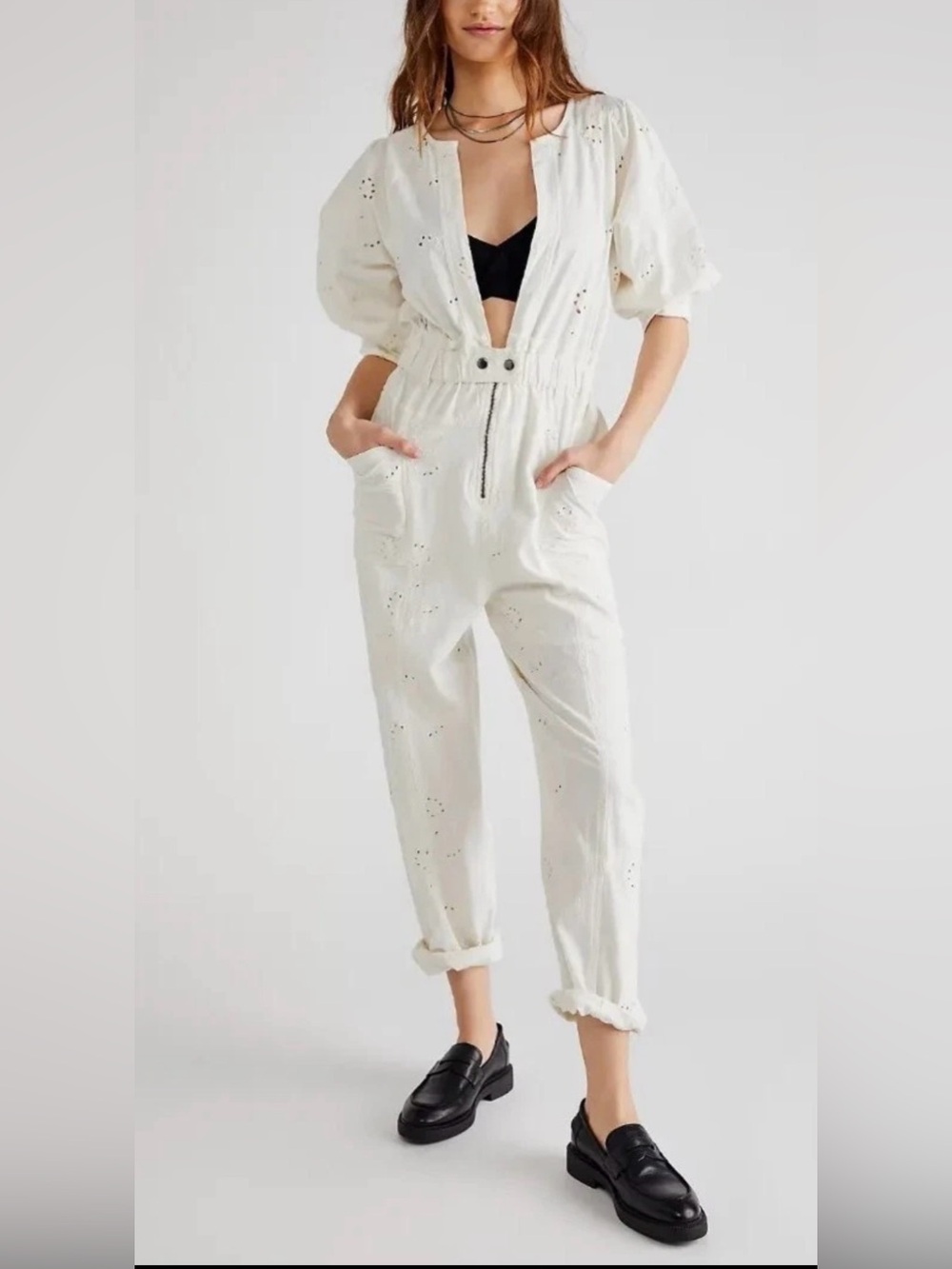 Free People's Loving You Jumpsuit NWT 
X Small MSRP $298